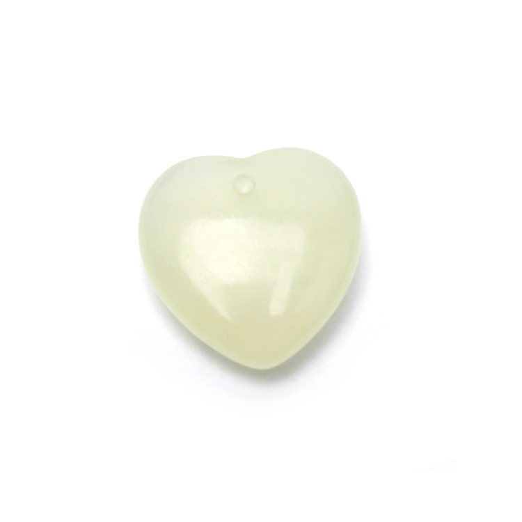 New jade Puffy heart